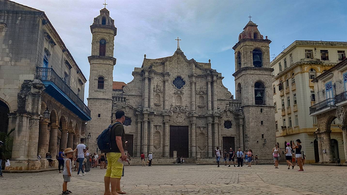 Plazza de la Catedral, La Havane, Cuba