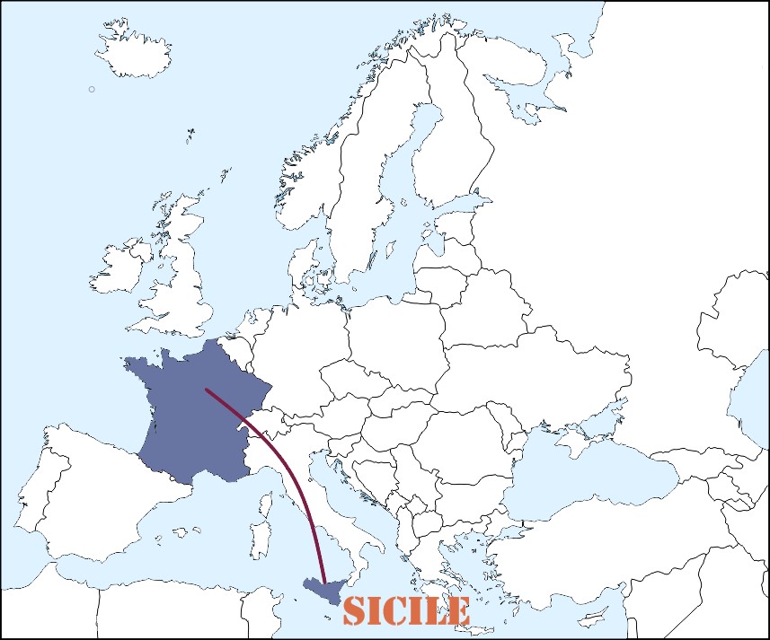 La Sicile dans l'Europe