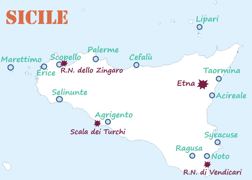 Itinéraire deux semaines en Sicile en famille