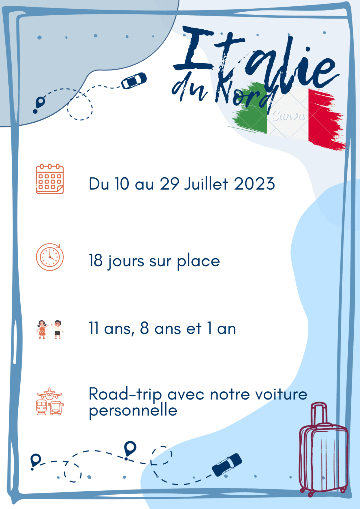 Road trip Italie du Nord en famille
