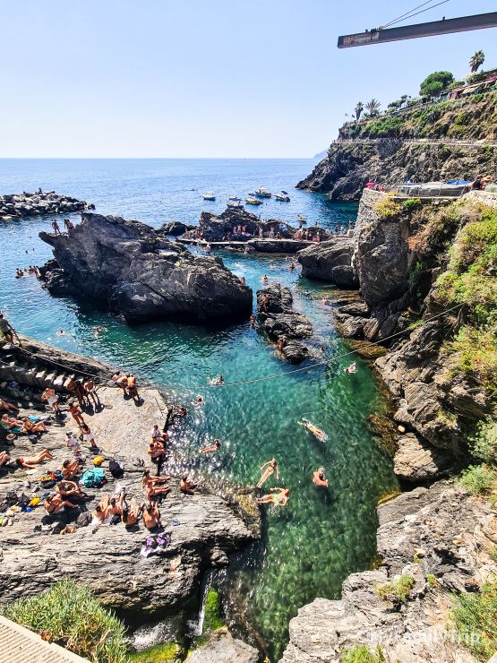Manarola les cinque terre plage