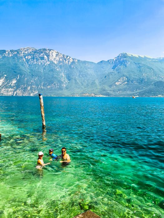 où se baigner sur le lac de garde