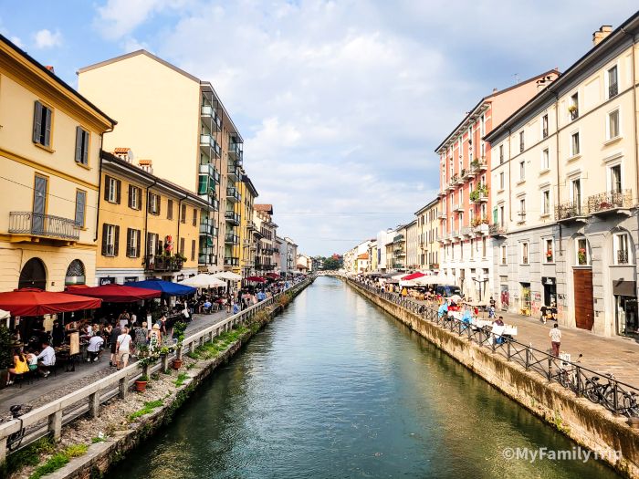Quartier des Navigli à Milan