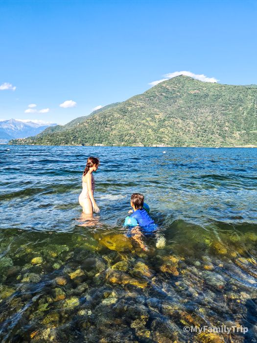 Road trip grands lacs italiens avec des enfants