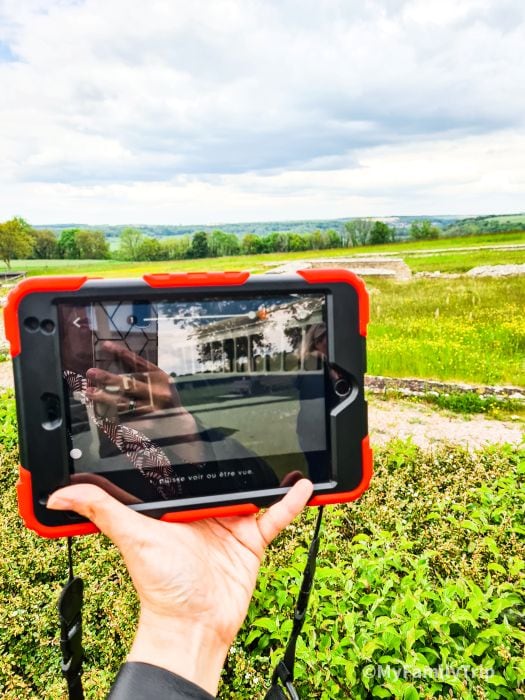realite augmentée - Vestige gallo romain d'Alesia
