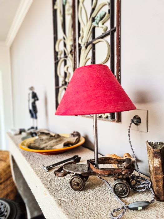 lampe DIY dans maison en cote d'or